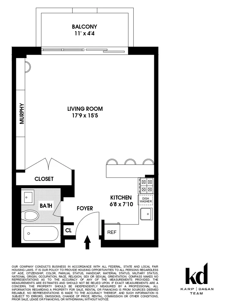$3,350 | 408 8th Avenue, Unit 8B | Chelsea