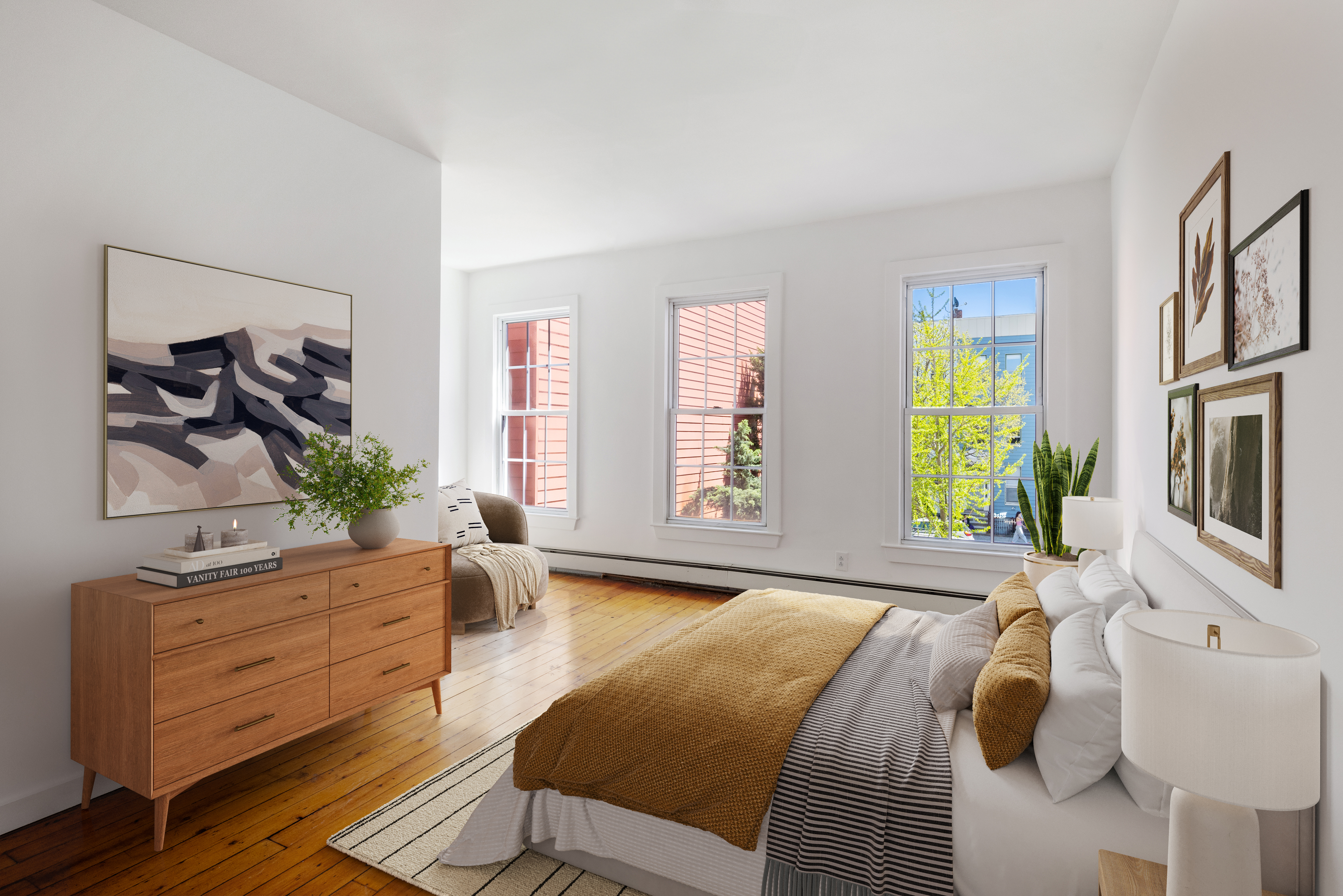 61 Norman Avenue Brooklyn, NY 11222 - Photo 11 of 22 a bedroom with furniture and a window