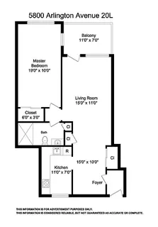 $369,999 | 5800 Arlington Avenue, Unit 20L | North Riverdale