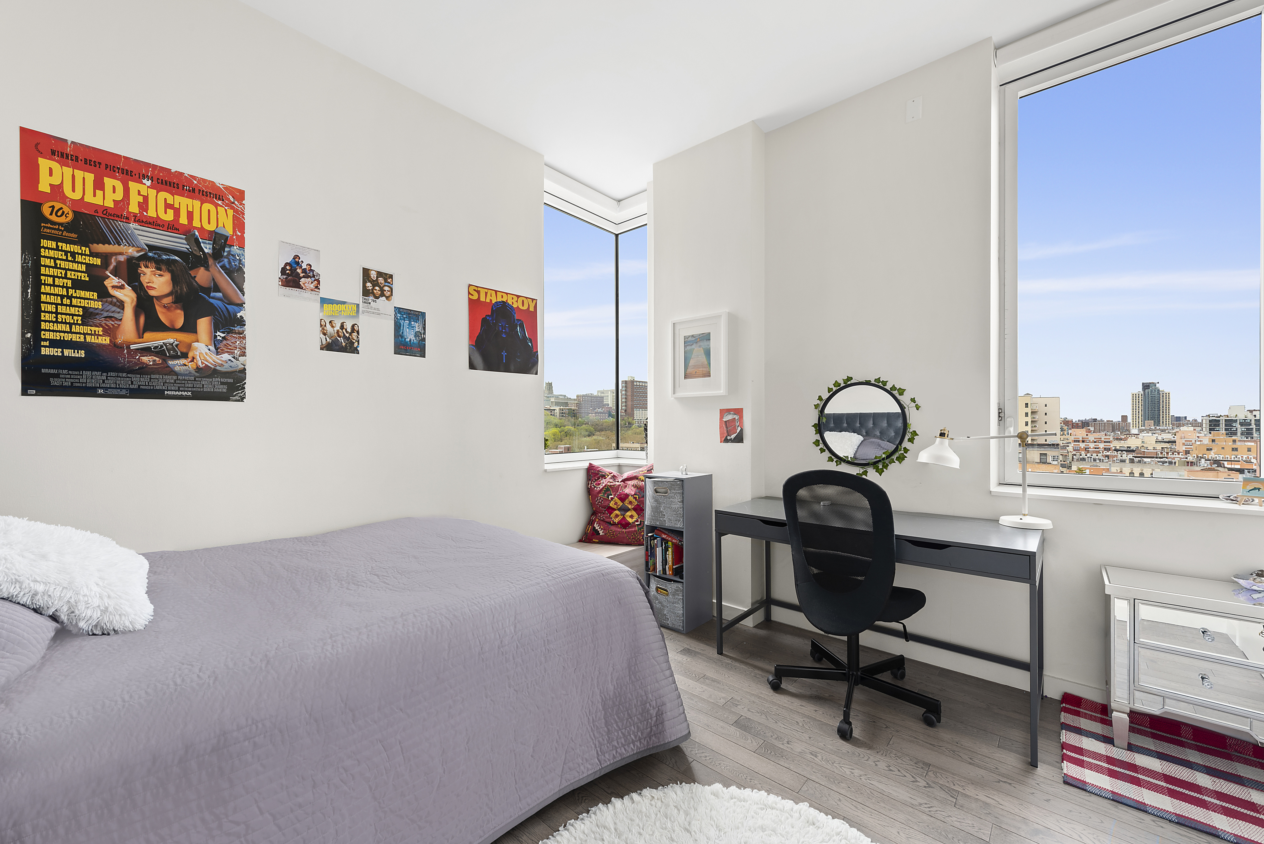 285 West 110th Street, Unit 9B Manhattan, NY 10026 - Photo 10 of 20 a view of a workspace with furniture and a window