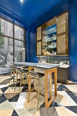 30 East 29th Street, Unit PHB Manhattan, NY 10016 - Photo 11 of 19 a view of a kitchen with granite countertop a sink and a counter top space