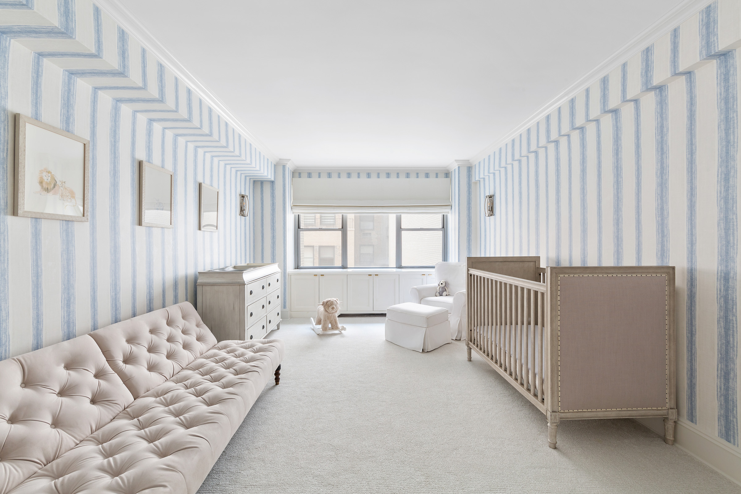 110 East 57th Street, Unit 10CD Manhattan, NY 10022 - Photo 11 of 16 a bedroom with furniture and windows