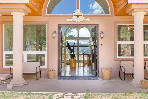 a large kitchen with granite countertop lots of counter top space