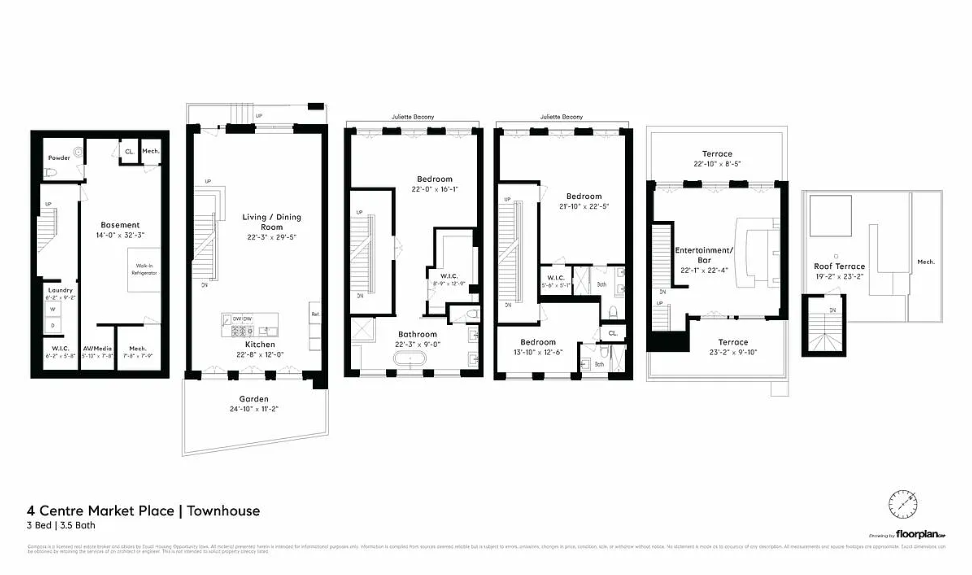 4 Centre Market Place Manhattan, NY 10013 - Photo 15 of 15 a view of living room with furniture