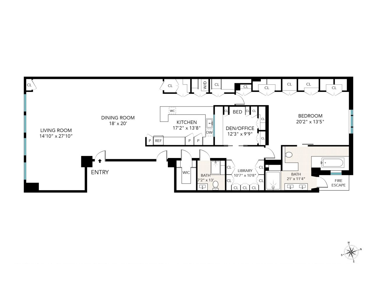 32 Laight Street, Unit 5 Manhattan, NY 10013 - Photo 31 of 31 a picture of a room with a white wall and a painting