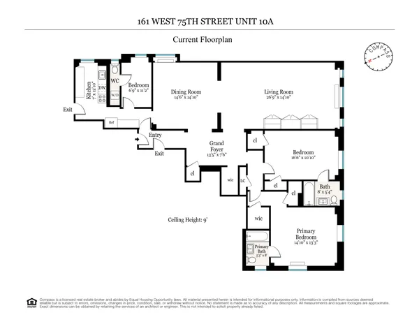 $2,150,000 | 161 West 75th Street, Unit 10A | Upper West Side