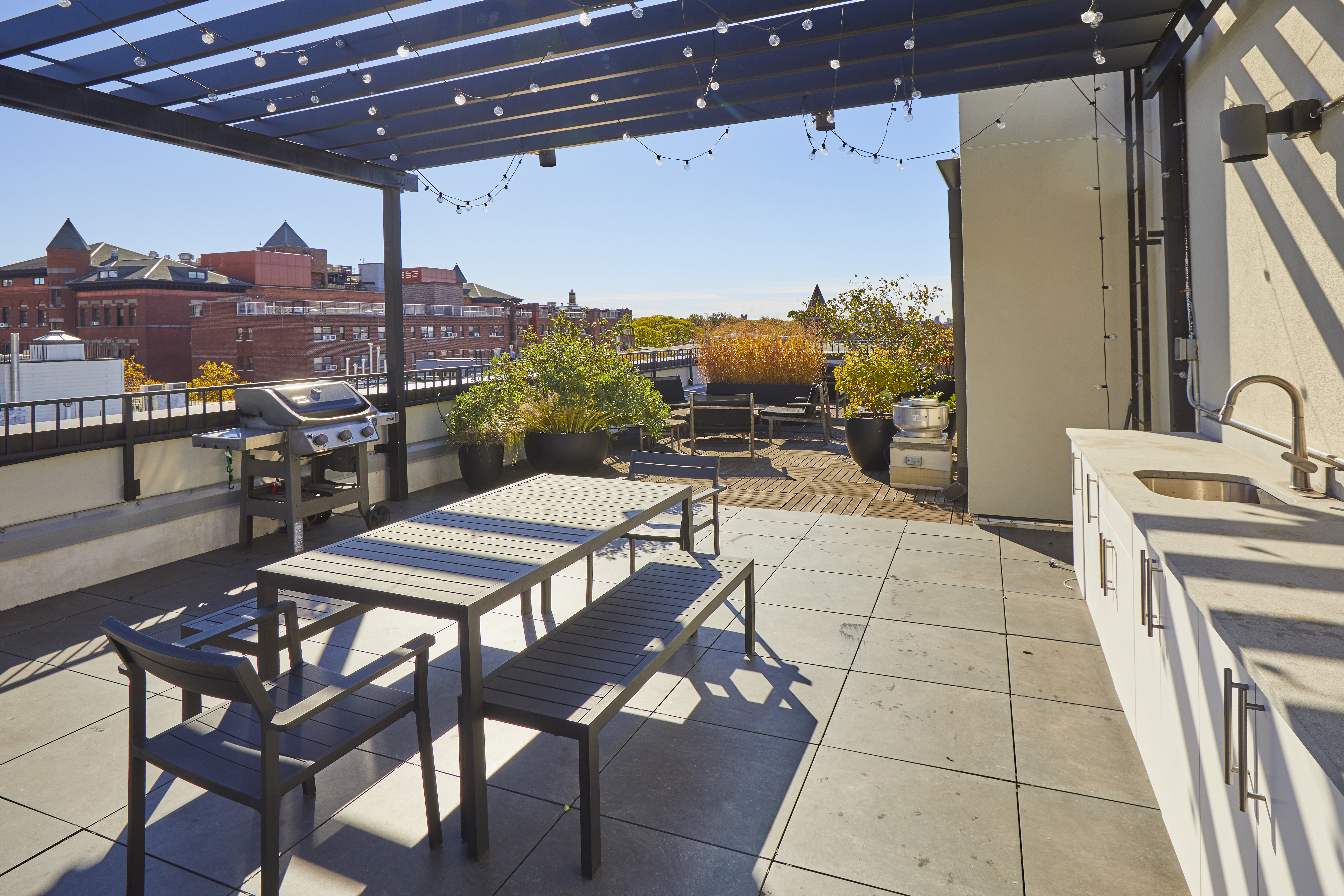 78 Amity Street, Unit 4D Brooklyn, NY 11201 - Photo 12 of 15 a patio with table and chairs
