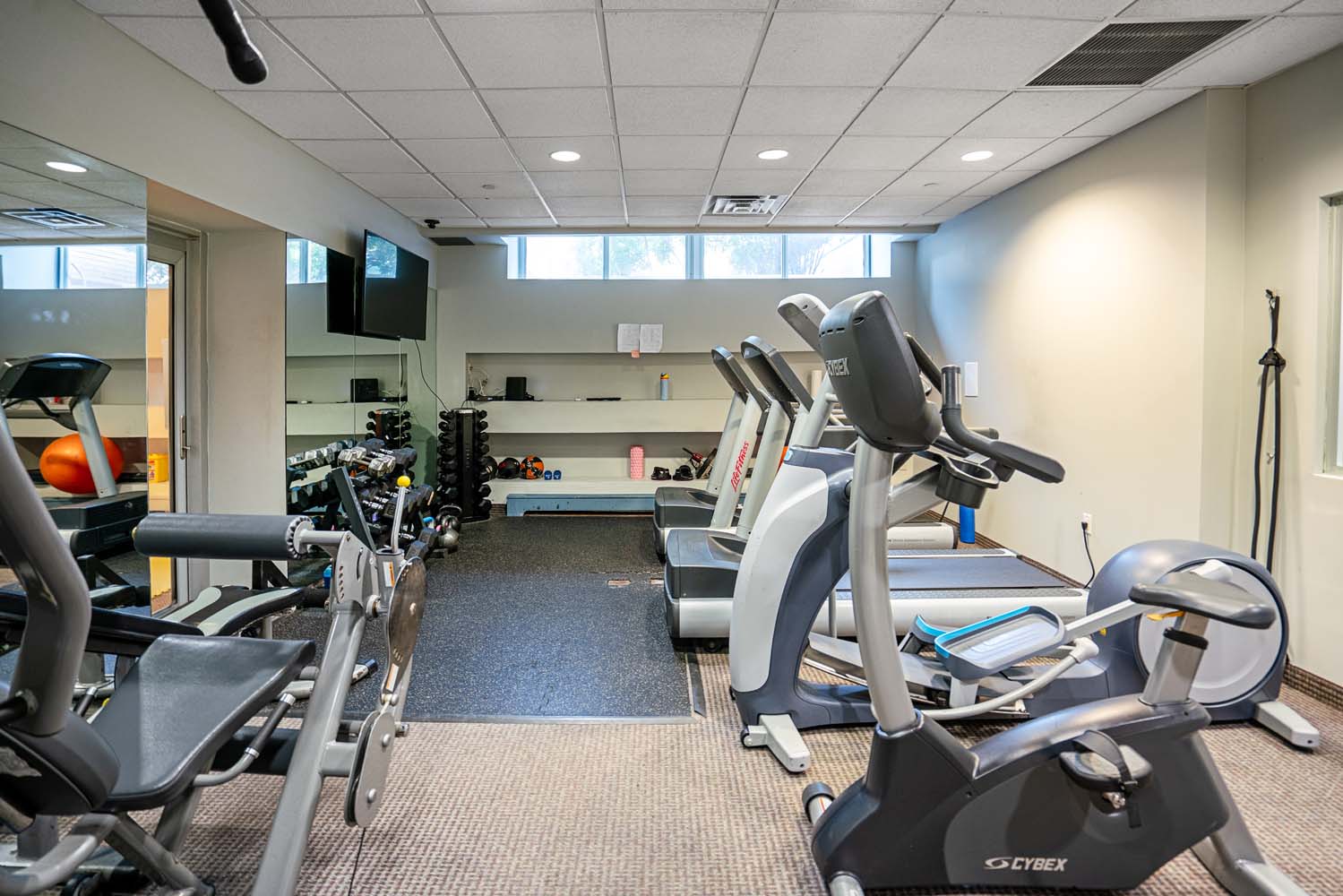 301 West 118th Street, Unit 8A Manhattan, NY 10026 - Photo 10 of 15 a view of a room with gym equipment