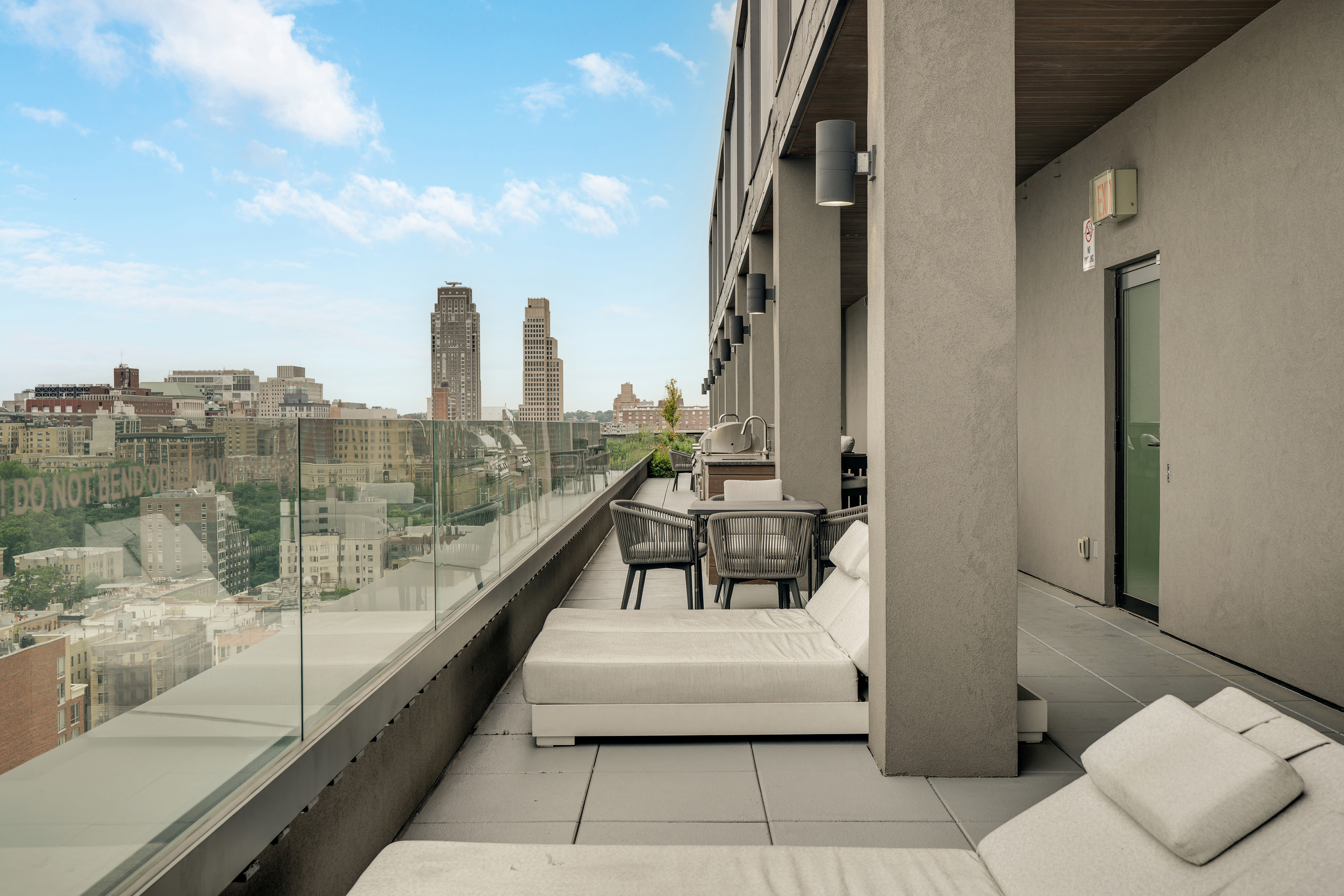 224 West 124th Street, Unit 1605 Manhattan, NY 10027 - Photo 1 of 23 a view of balcony with furniture