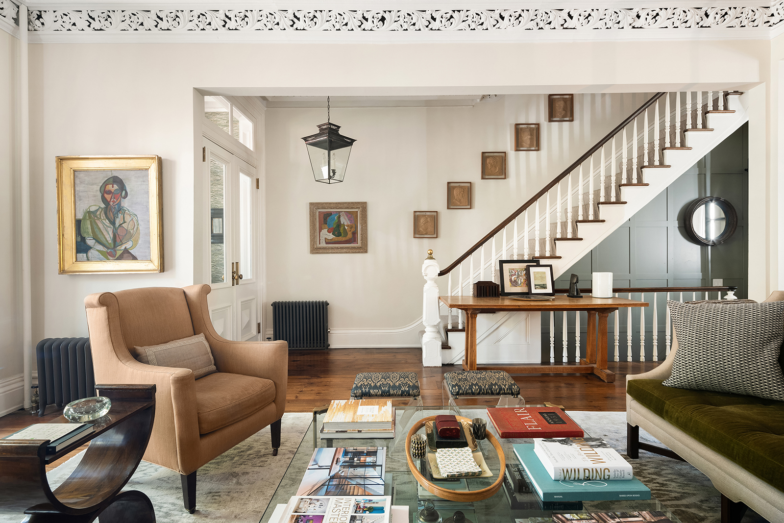 204 Warren Street Brooklyn, NY 11201 - Photo 4 of 29 a living room with furniture and a wooden floor
