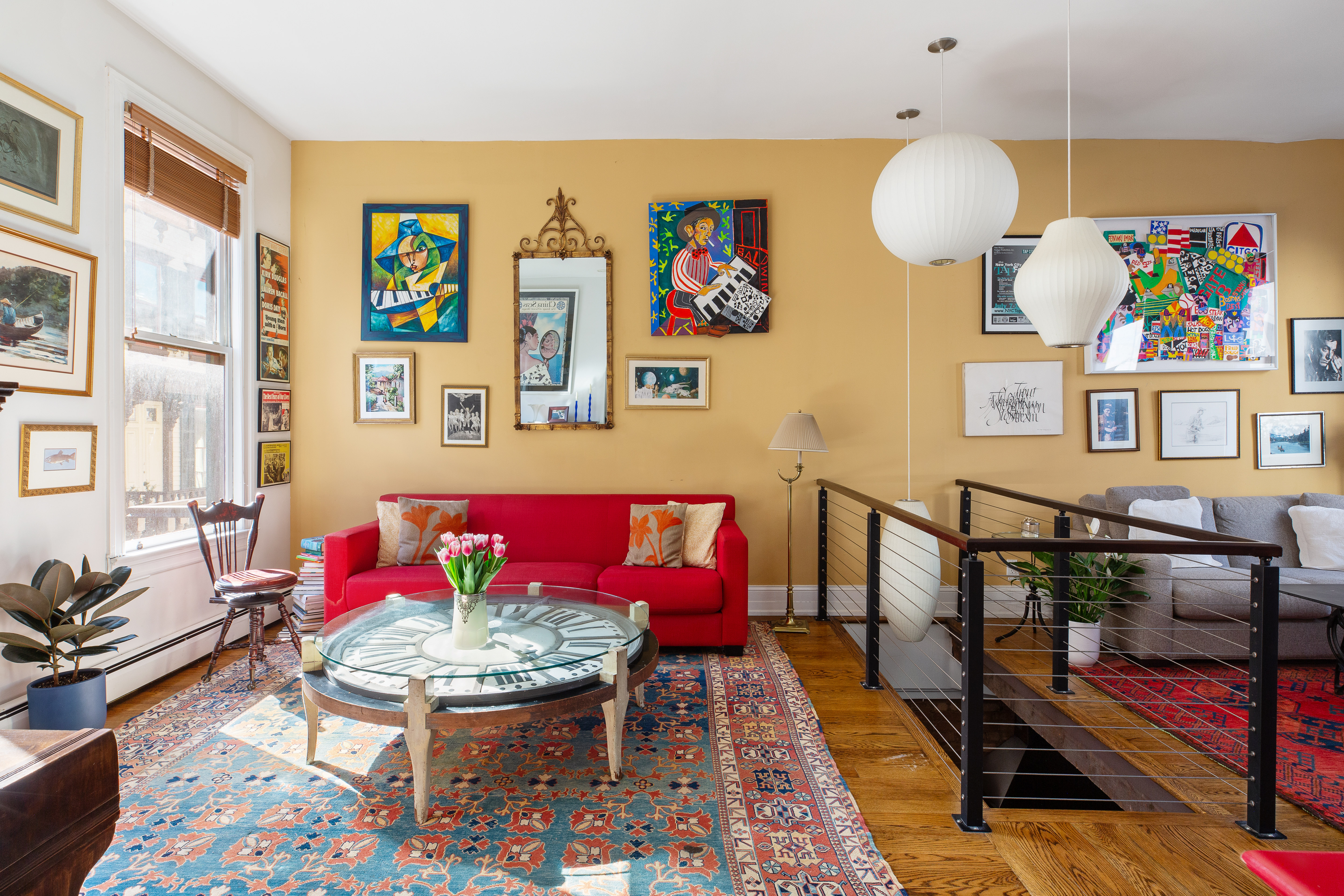 11 Sylvan Terrace Manhattan, NY 10032 - Photo 3 of 16 a living room with furniture and rug