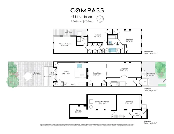 $2,895,000 | 482 11th Street | Park Slope