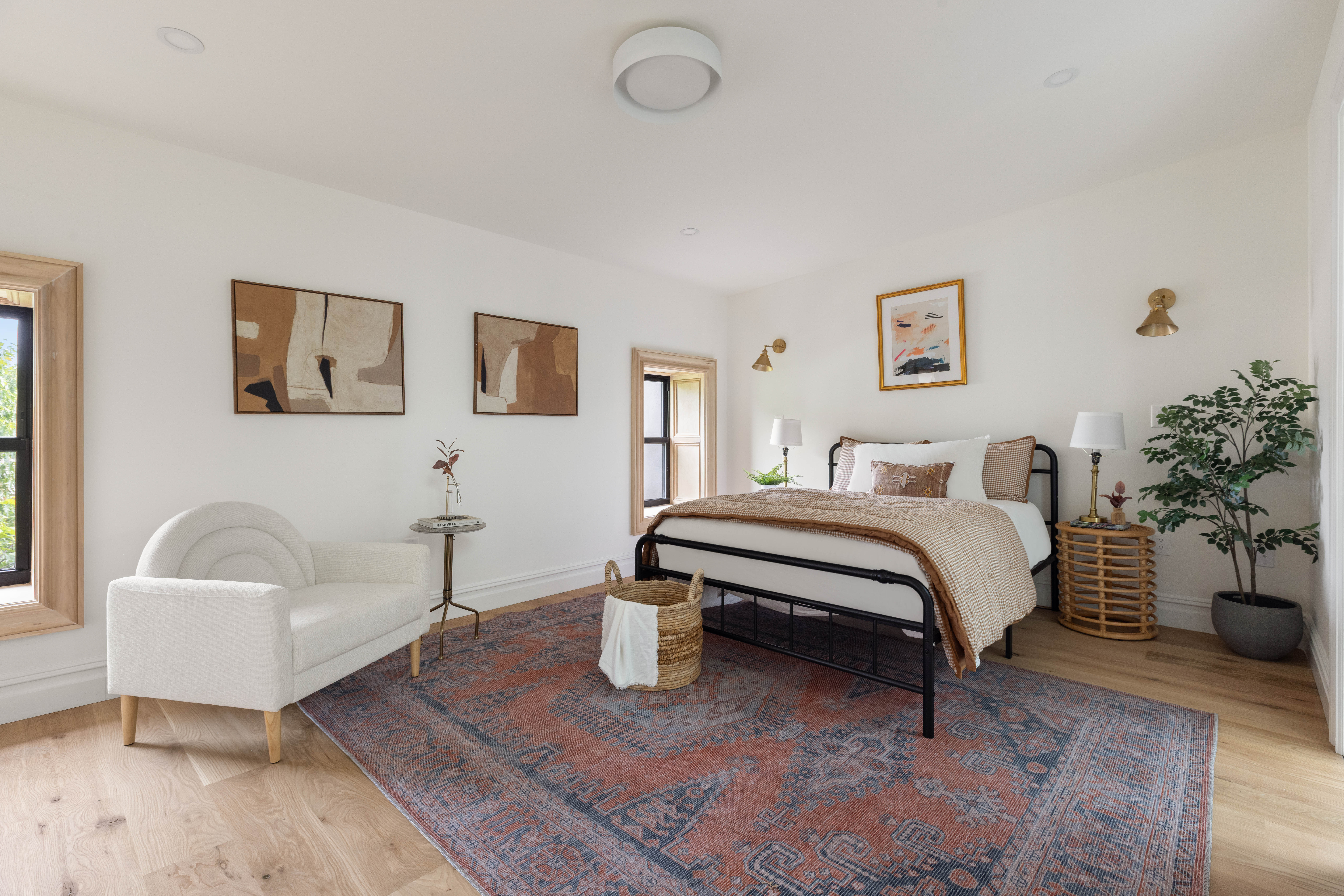 757 Putnam Avenue Brooklyn, NY 11221 - Photo 19 of 25 a bedroom with a bed and a couch