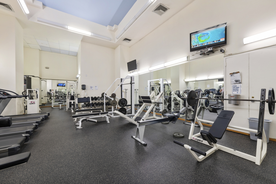 301 West 57th Street, Unit 44E Manhattan, NY 10019 - Photo 9 of 11 a view of a room with gym equipment