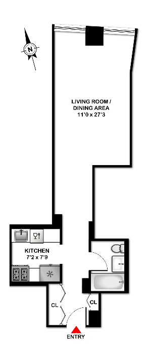 99 John Street, Unit 1102 Manhattan, NY 10038 - Photo 11 of 11 Gallery Image 11