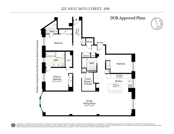 $5,000,000 | 225 West 86th Street, Unit 608 | Upper West Side