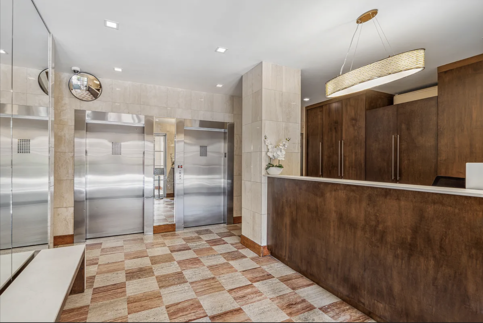 180 West Houston Street, Unit 4C Manhattan, NY 10014 - Photo 8 of 10 a bathroom with a glass door shower and a sink