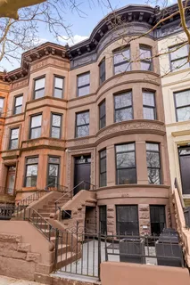 a front view of a building