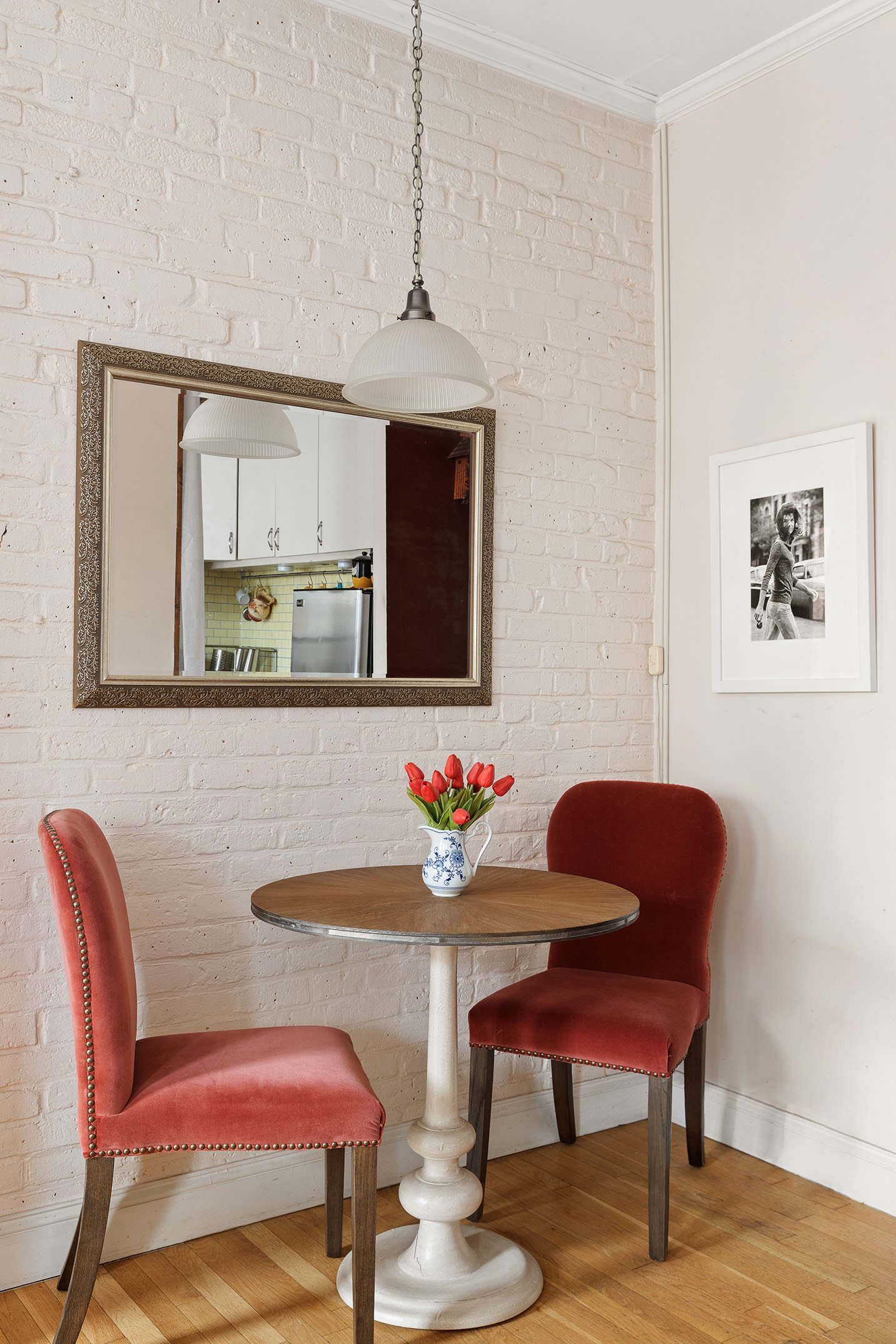657 West 183rd Street Manhattan, NY 10033 - Photo 17 of 22 a living room with furniture and a wooden floor