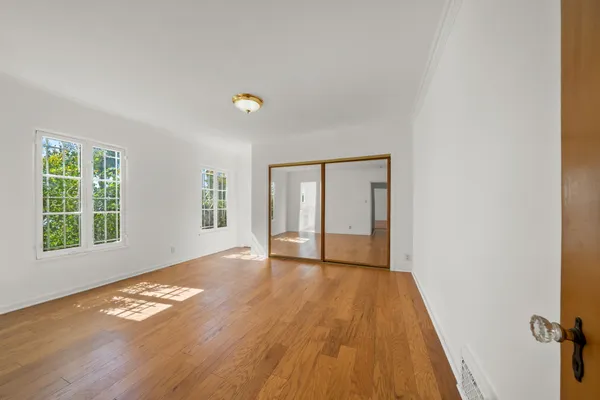 a view of an empty room