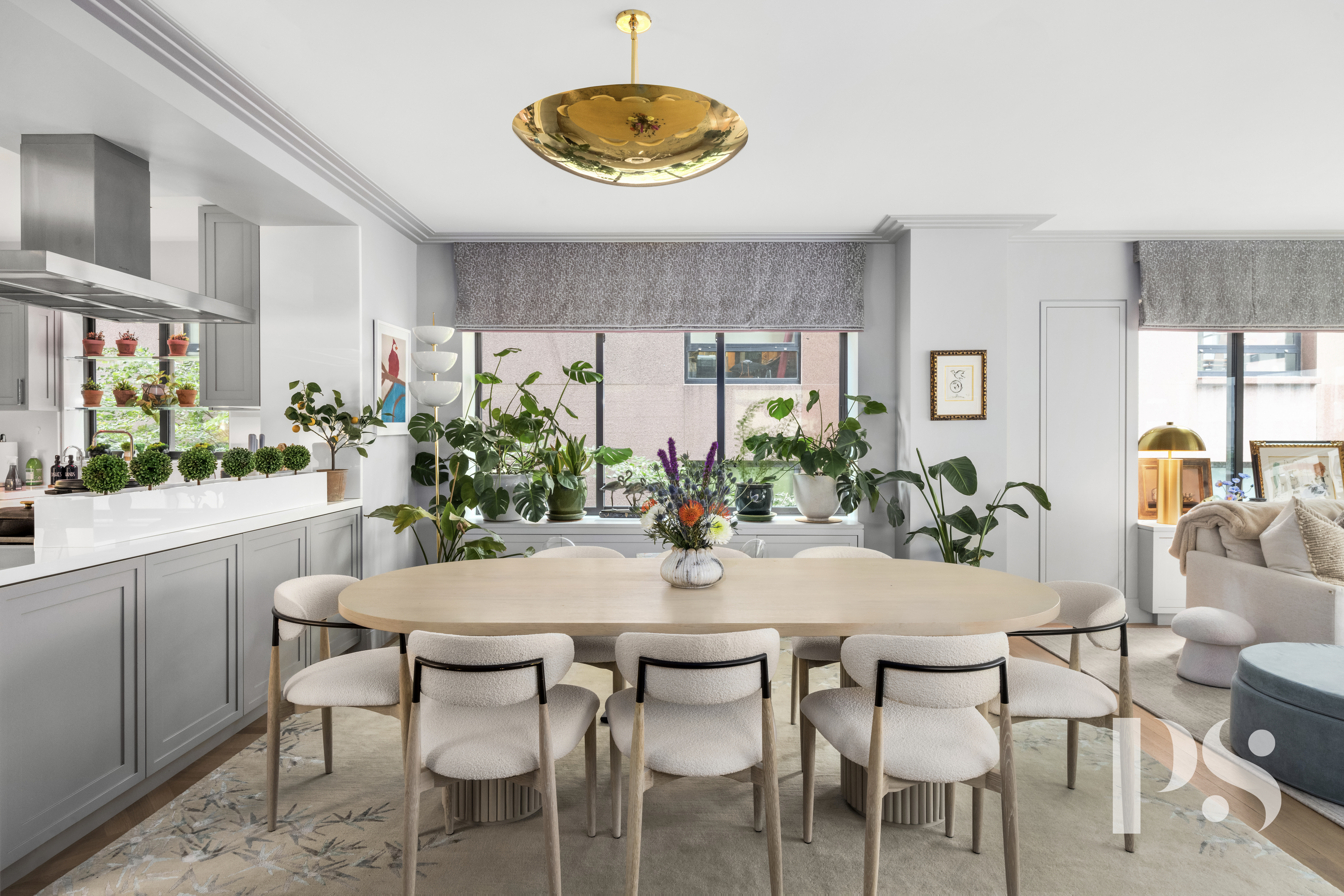 733 Park Avenue, Unit 4 Manhattan, NY 10021 - Photo 8 of 29 a view of a dining room with furniture window and outside view