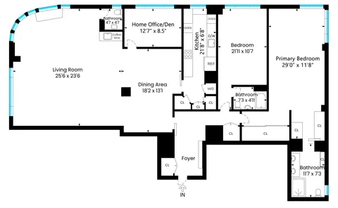 $5,995,000 | 200 Central Park South, Unit 35A | Central Park South