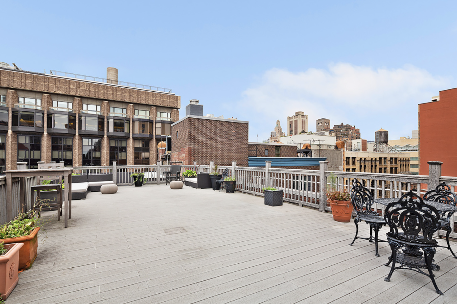 250 Mercer Street, Unit C302 Manhattan, NY 10012 - Photo 16 of 24 a view of roof deck with patio