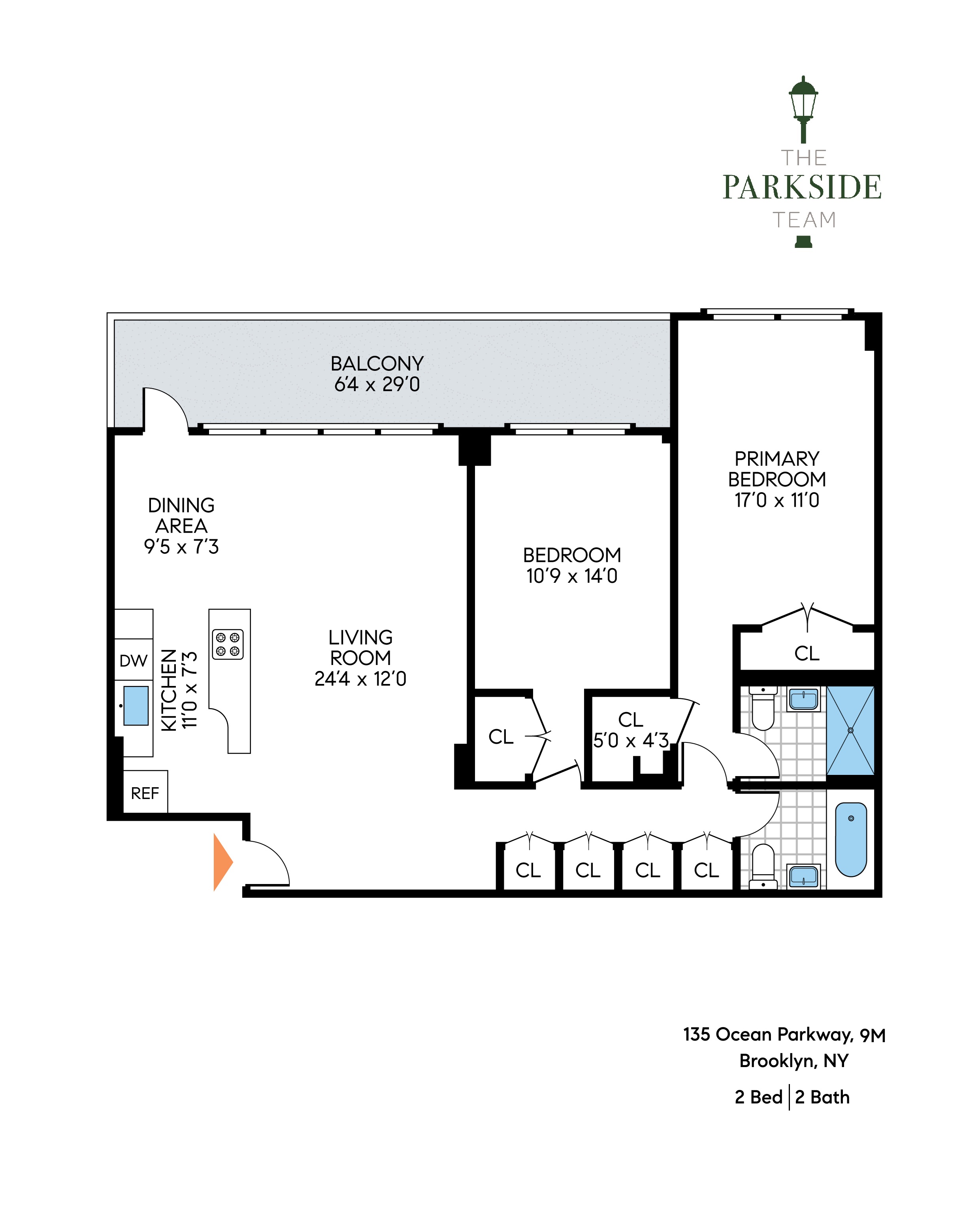 135 Ocean Parkway, Unit 9M Brooklyn, NY 11218 - Photo 18 of 18 a picture of a park