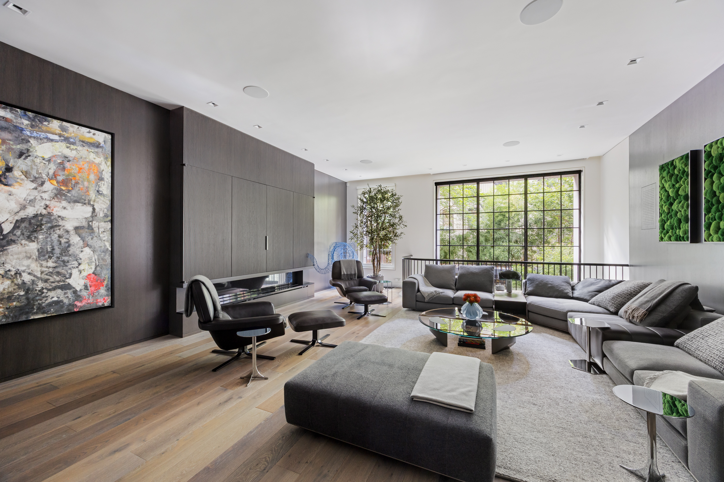 146 Waverly Place Manhattan, NY 10014 - Photo 6 of 41 a living room with furniture and a large window
