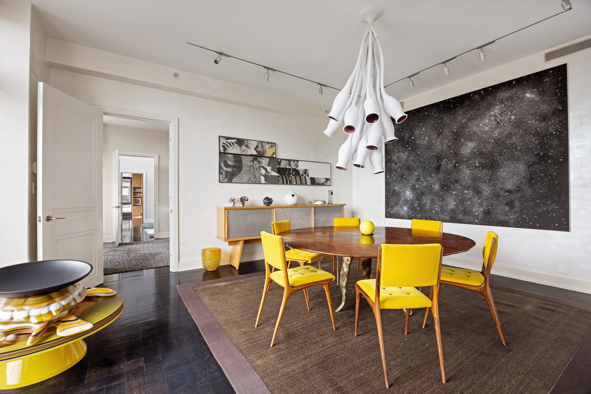 170 East End Avenue, Unit 8EF Manhattan, NY 10128 - Photo 5 of 34 a view of a dining room with furniture and wooden floor