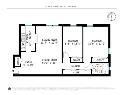 $595,000 | 20 89th Street, Unit 5C | Bay Ridge