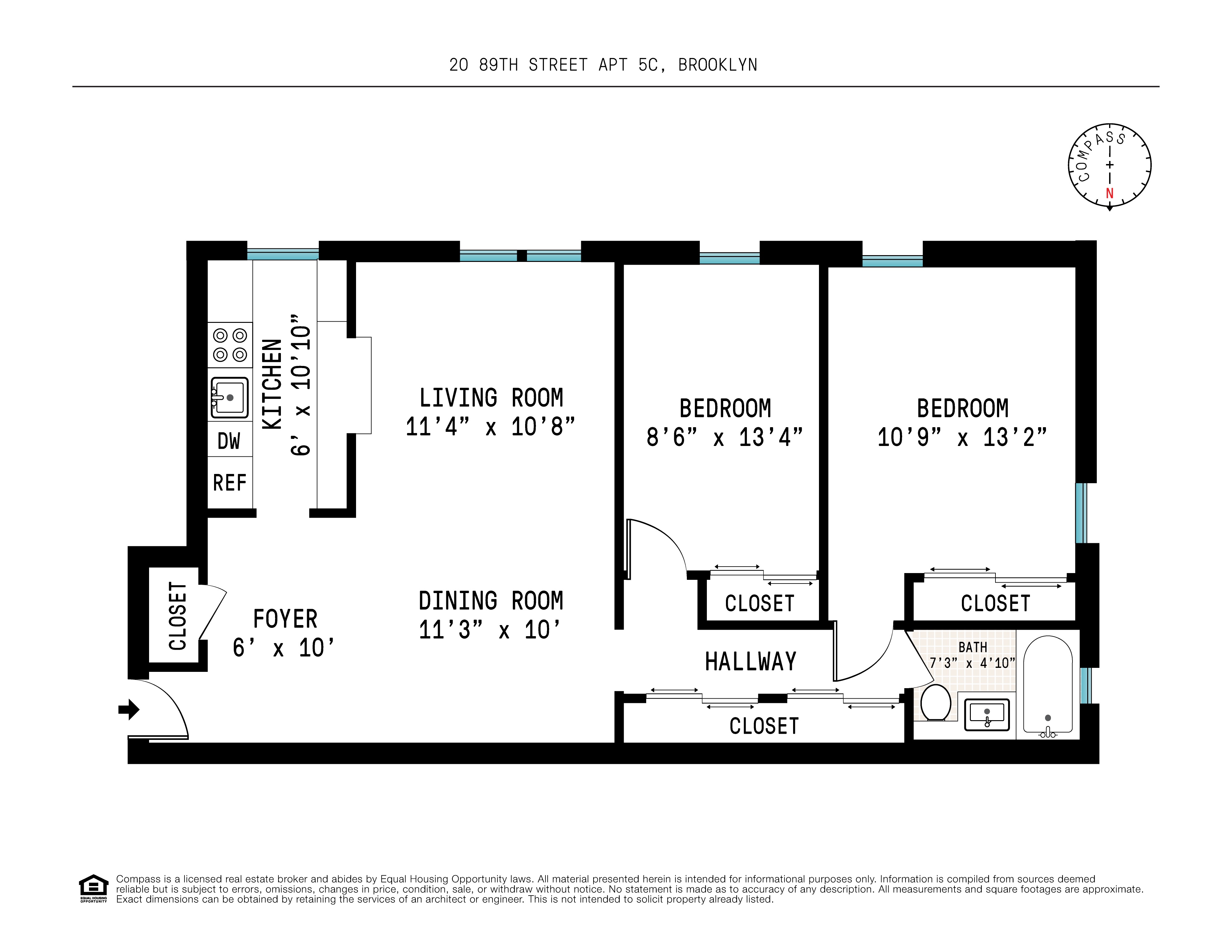 20 89th Street, Unit 5C Brooklyn, NY 11209 - Photo 9 of 9 Gallery Image 9