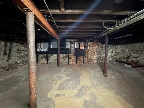 a view of water heater room