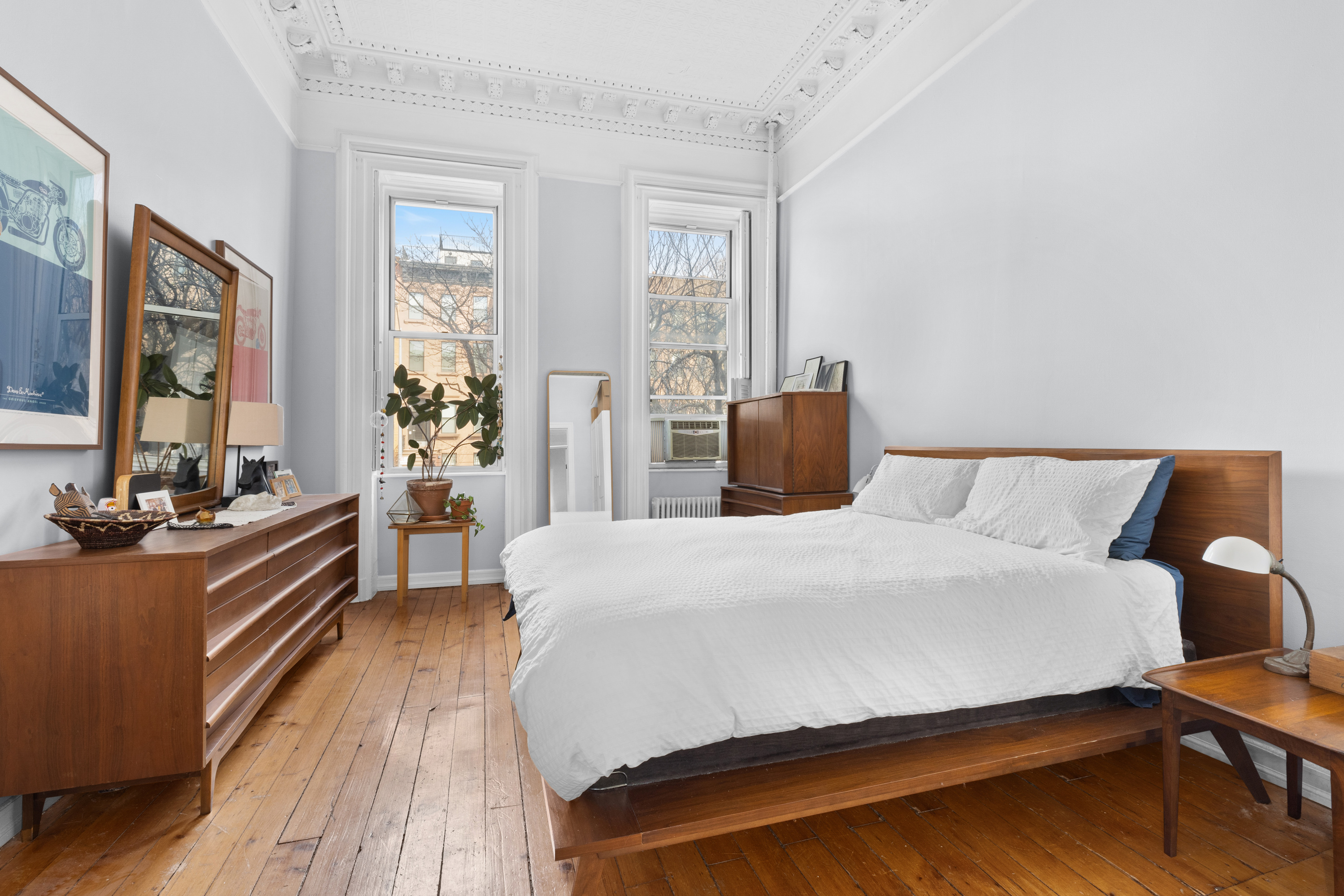 96 2nd Place Brooklyn, NY 11231 - Photo 4 of 14 a bedroom with a bed and wooden floor
