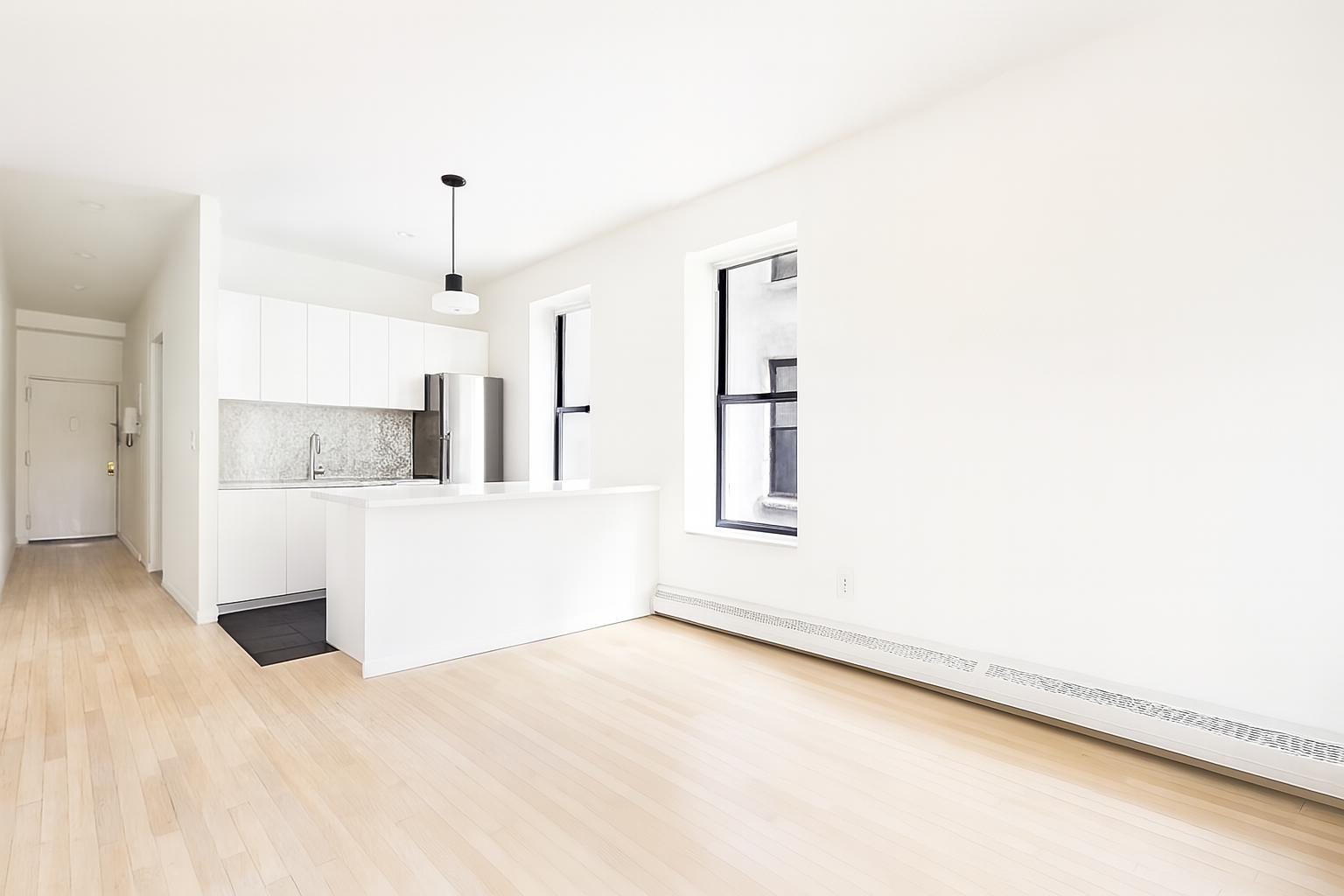 99 Avenue B, Unit 1B Manhattan, NY 10009 - Photo 1 of 8 a view of a kitchen with a sink