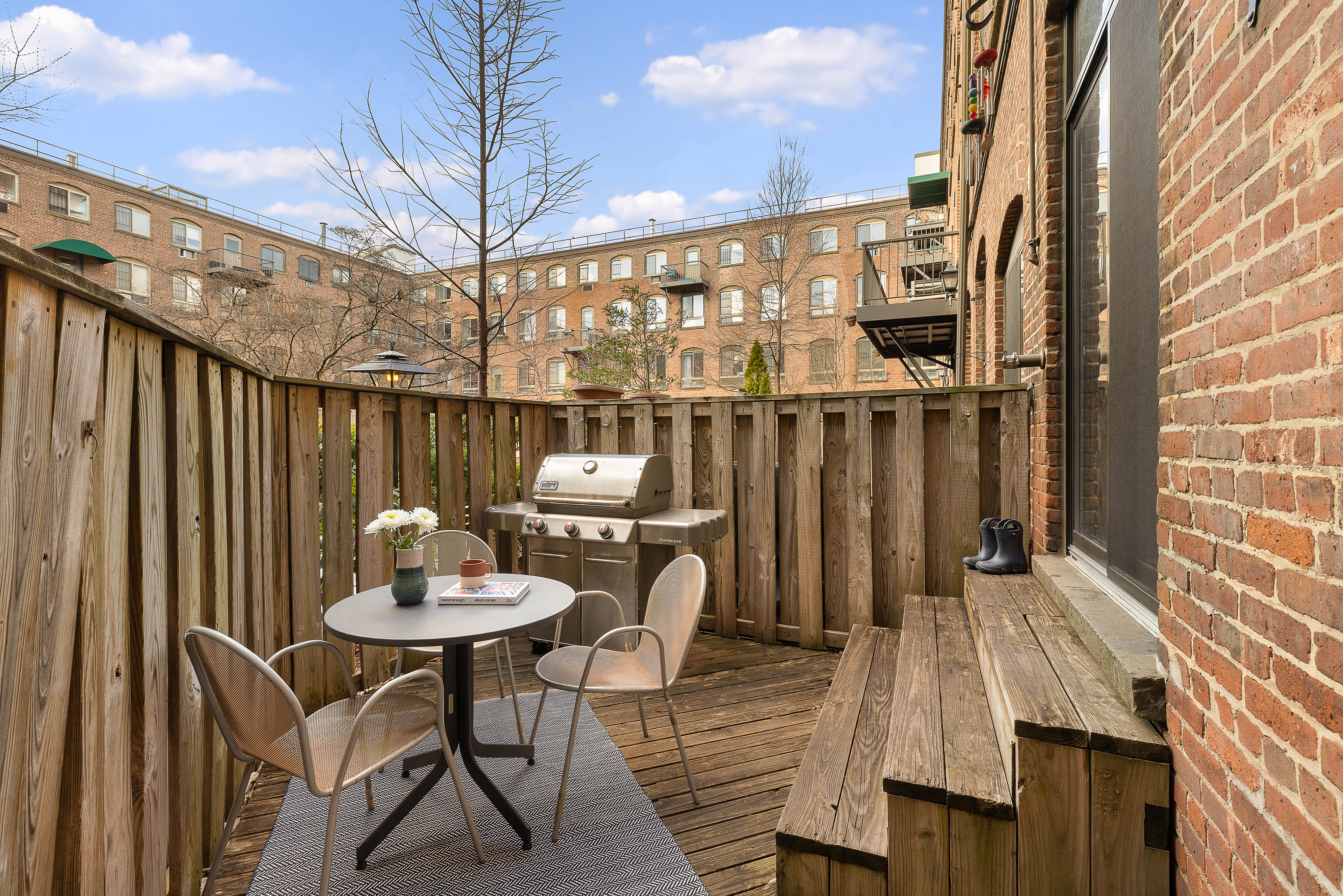 420 12th Street, Unit E1L Brooklyn, NY 11215 - Photo 6 of 15 a view of a chairs and tables in the patio