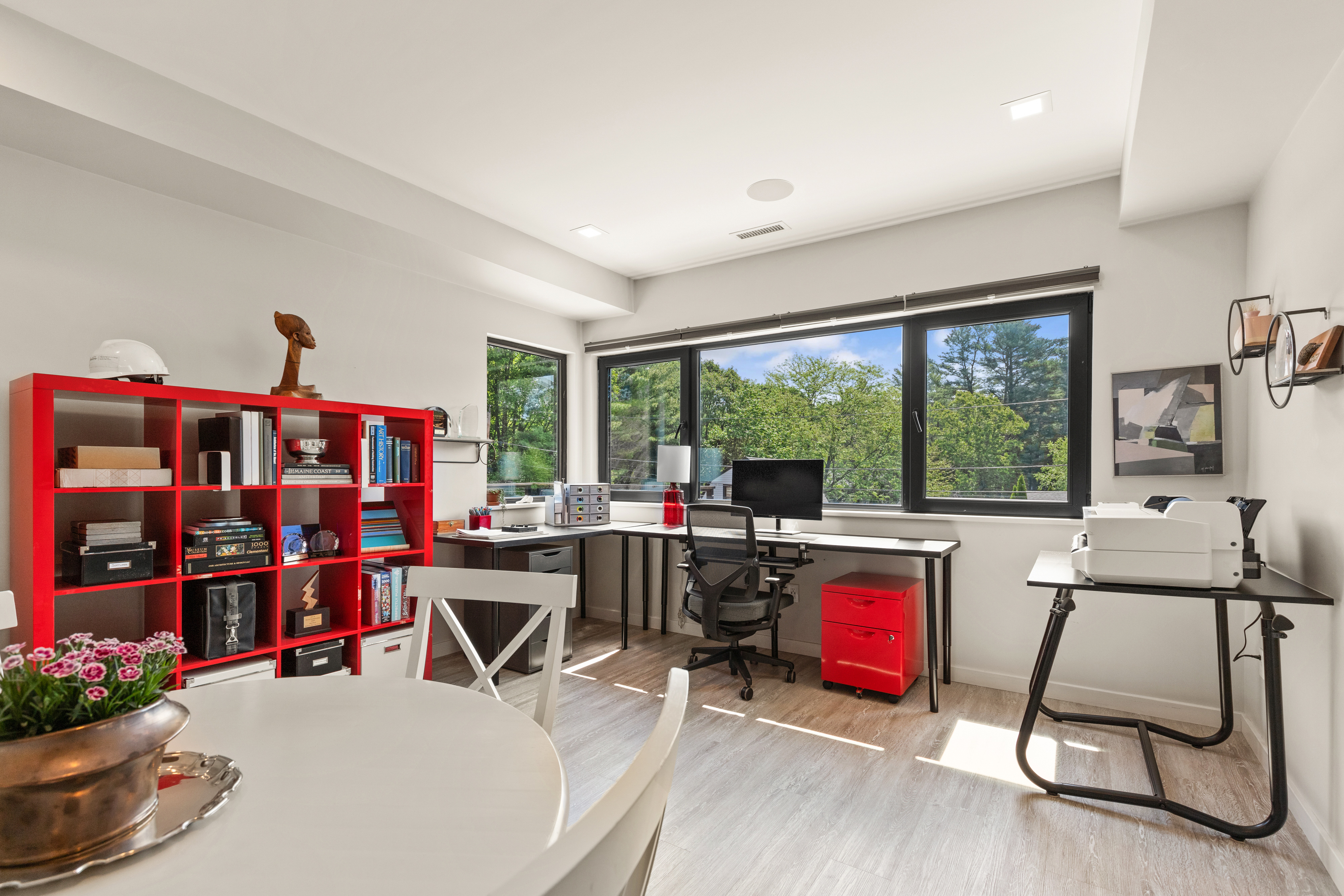 7 Pickman Road Beverly, MA 01915 - Photo 13 of 31 a room with lots of wooden furniture and a large window