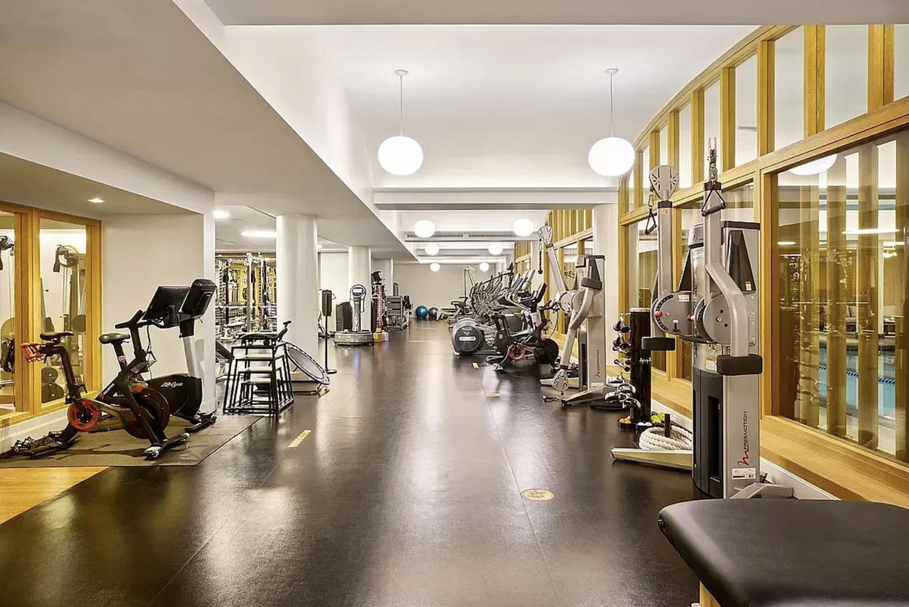 150 Charles Street, Unit 4AN Manhattan, NY 10014 - Photo 16 of 19 a view of a room with gym equipment
