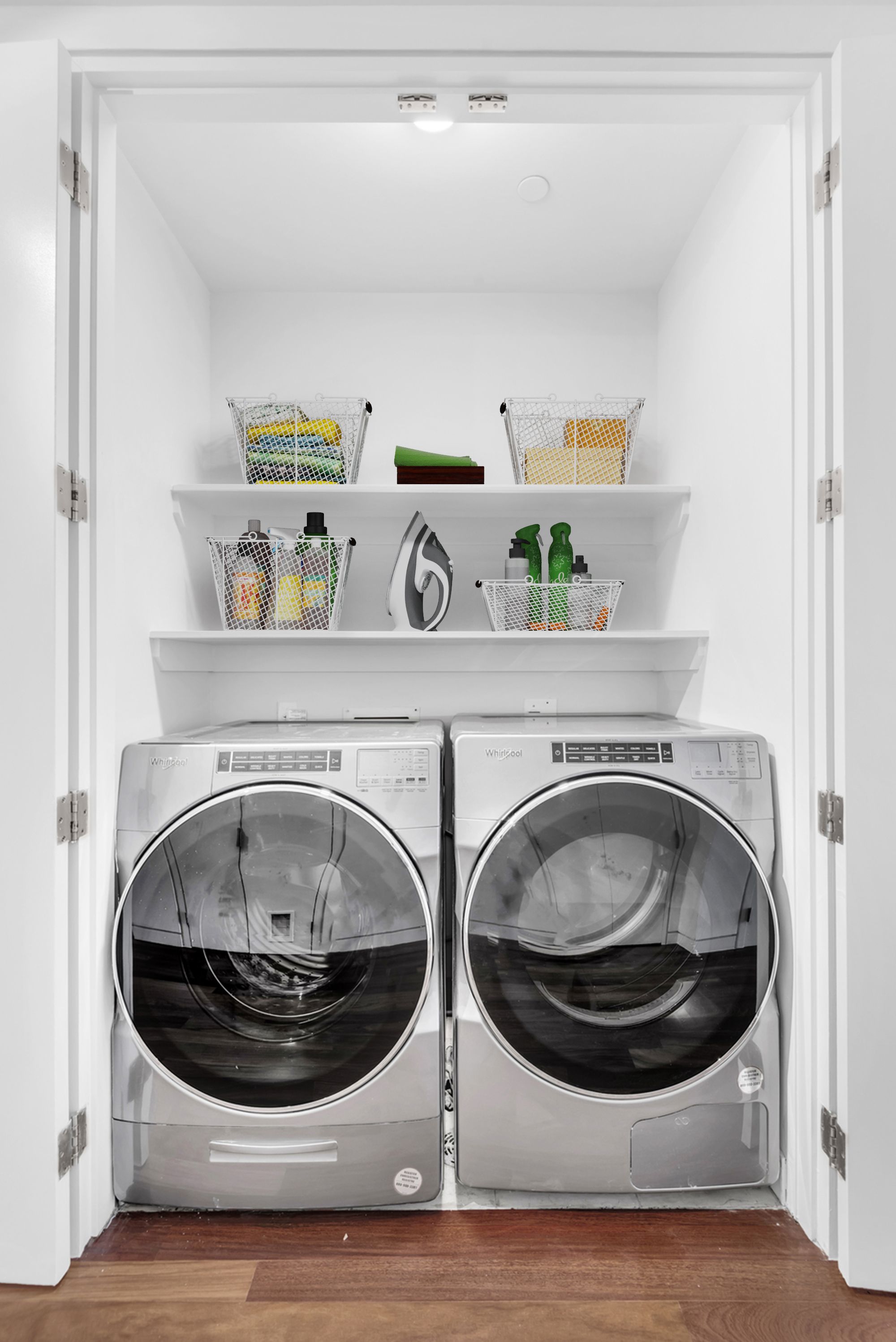 210 West 96th Street, Unit 6 Manhattan, NY 10025 - Photo 12 of 14 a closeup of a washer and dryer