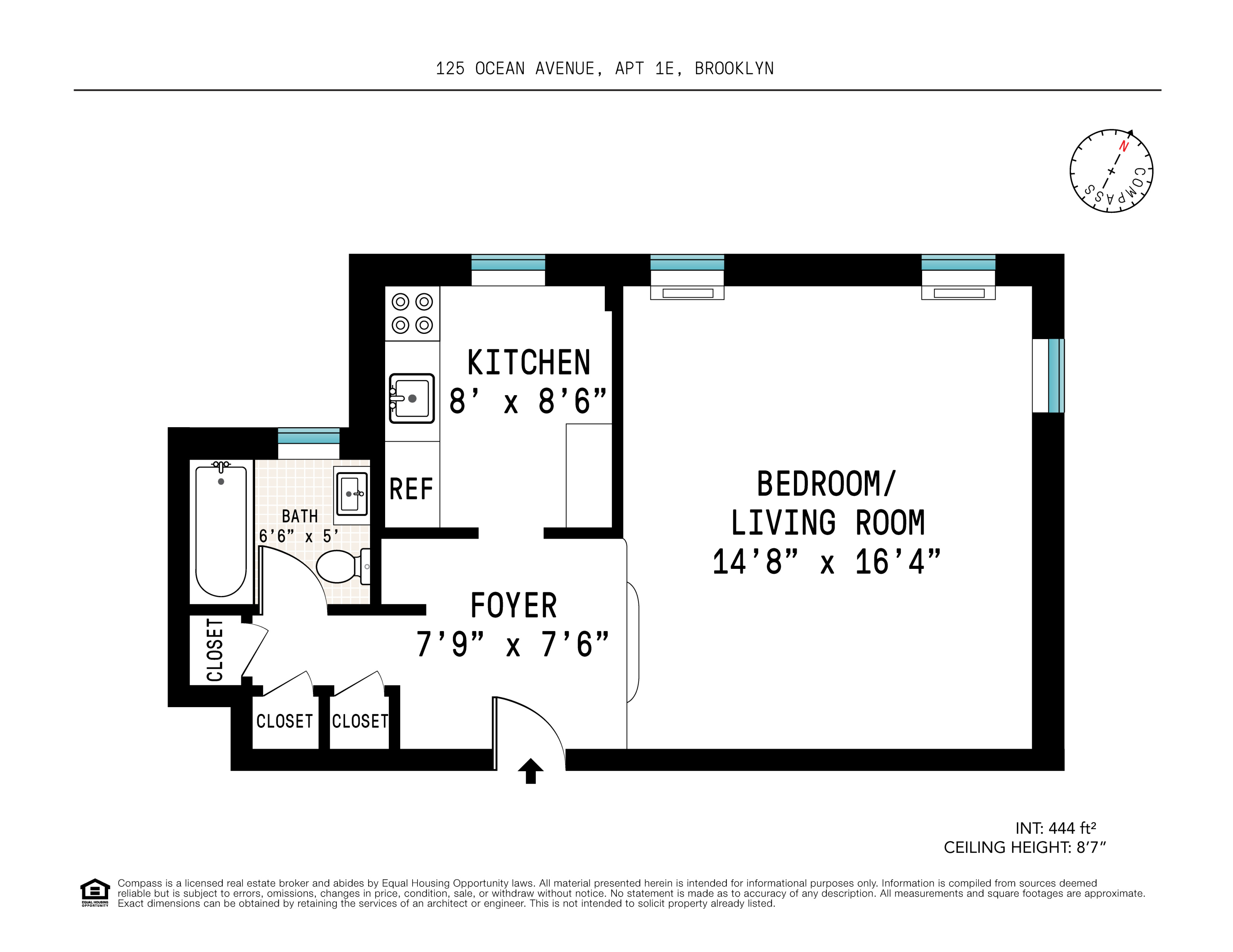 125 Ocean Avenue, Unit 1E Brooklyn, NY 11225 - Photo 5 of 5