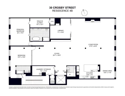 $9,300,000 | 30 Crosby Street, Unit 4B | SoHo