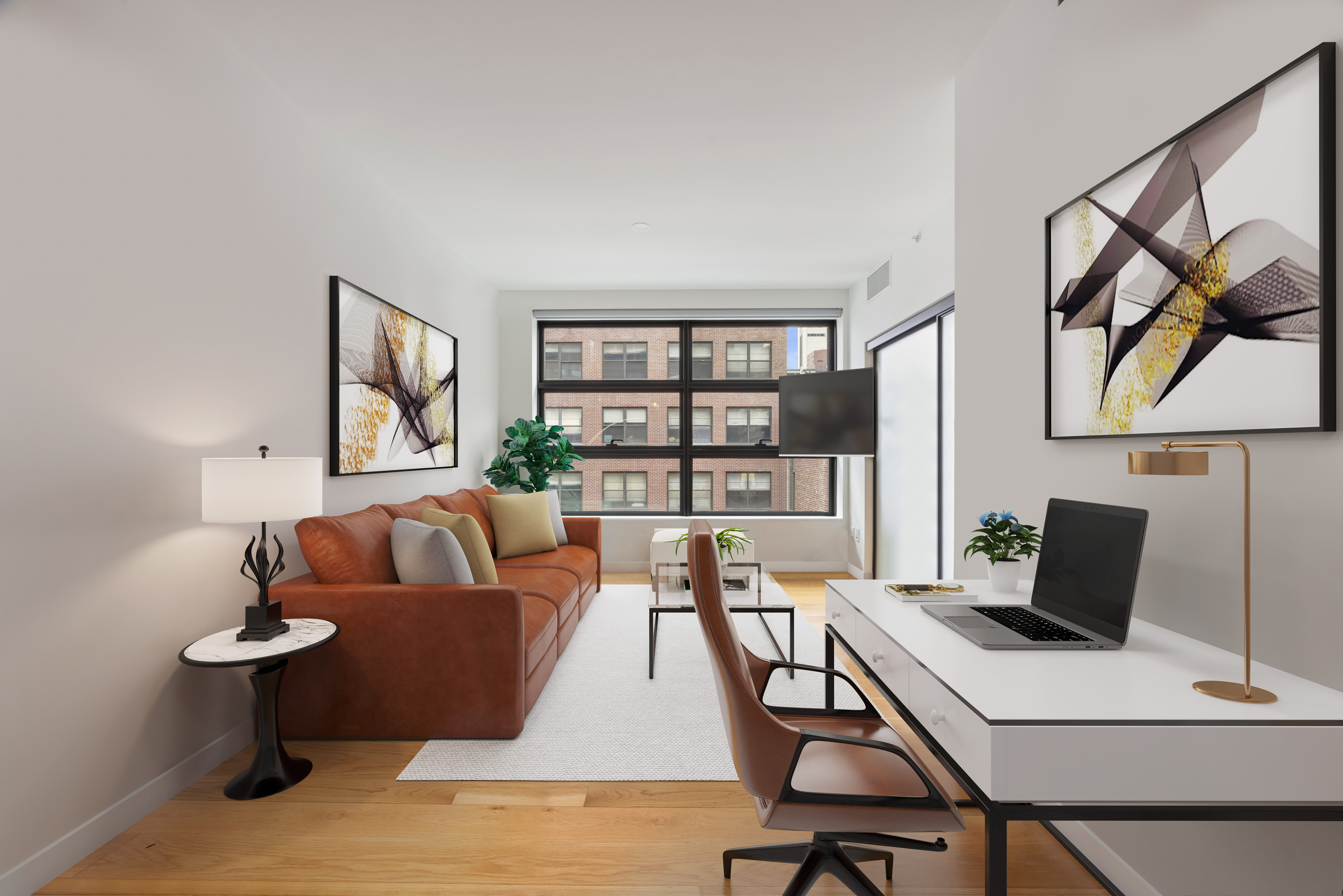 547 West 47th Street, Unit 509 Manhattan, NY 10036 - Photo 4 of 29 a living room with furniture