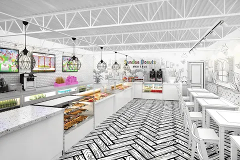 a kitchen with stainless steel appliances kitchen island granite countertop a sink and cabinets