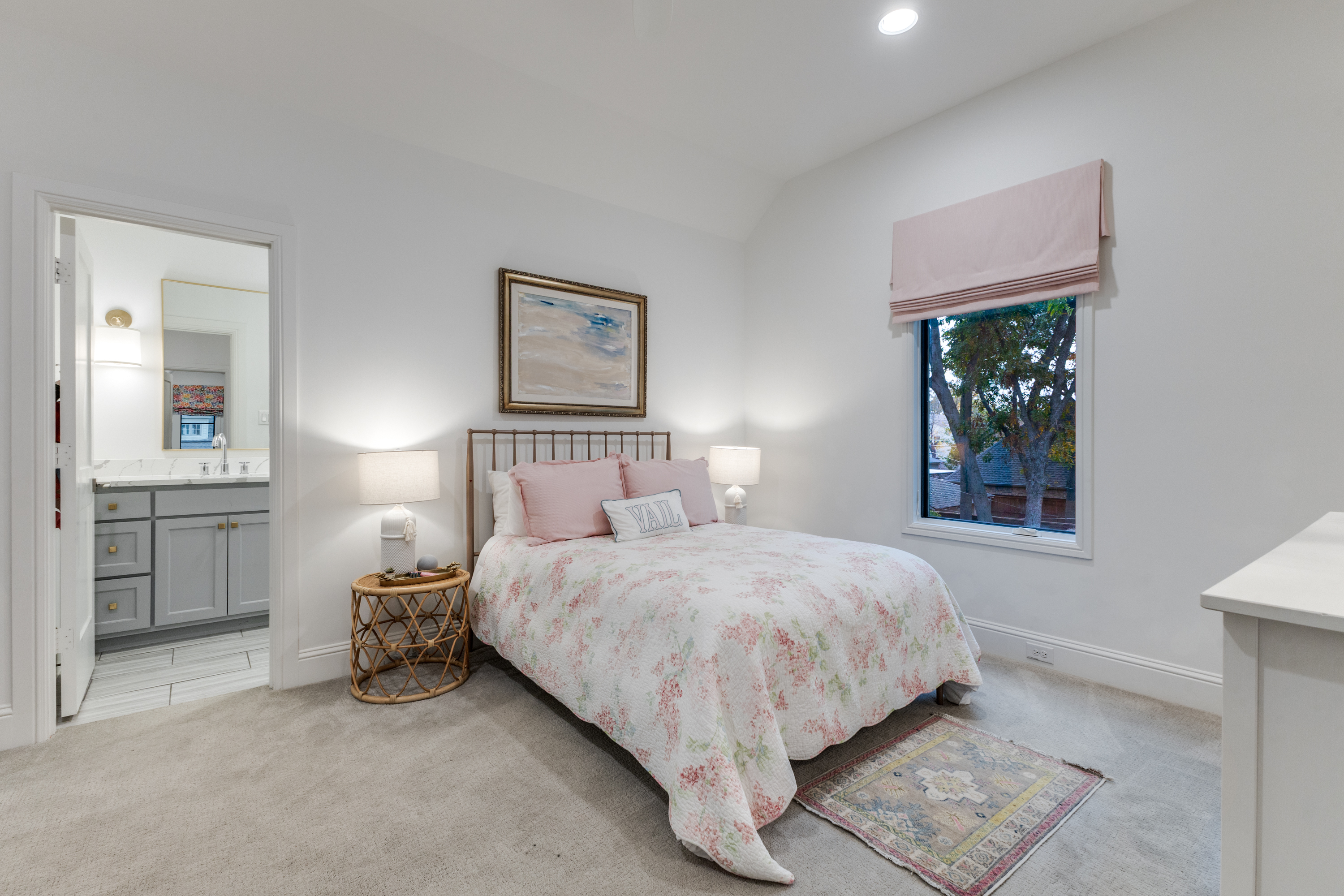 4042 Dunhaven Road Dallas, TX 75220 - Photo 26 of 34 a bedroom with a bed and a window