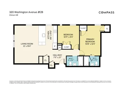 $1,699,000 | 320 Washington Avenue, Unit 2B | Clinton Hill