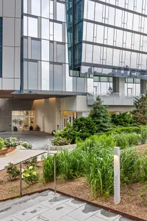 a view of a garage with cars