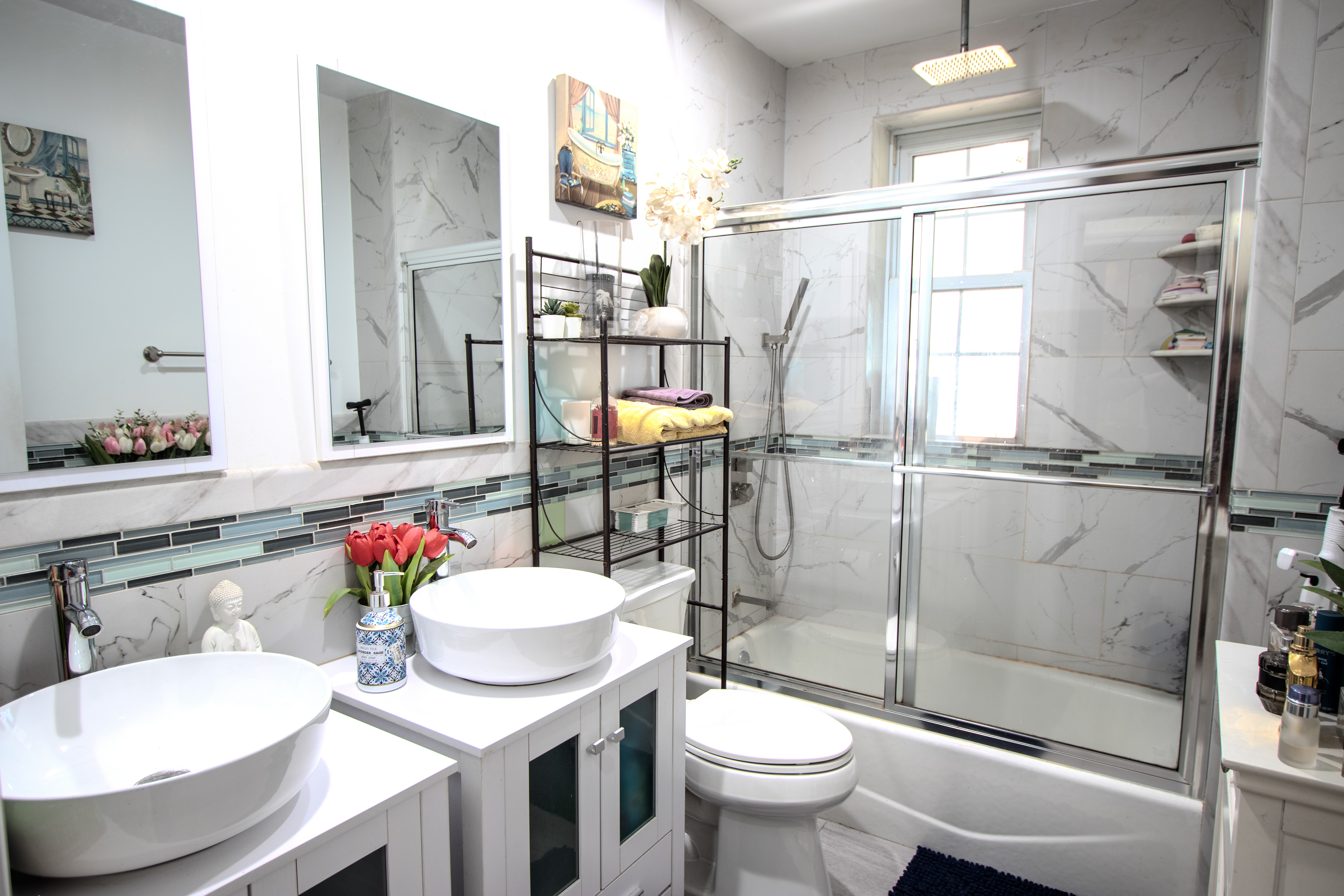 238 West End Avenue Brooklyn, NY 11235 - Photo 12 of 13 a bathroom with a sink toilet and shower