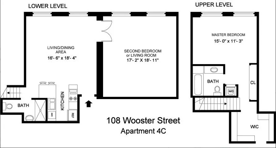 $11,000 | 108 Wooster Street, Unit 4C | SoHo