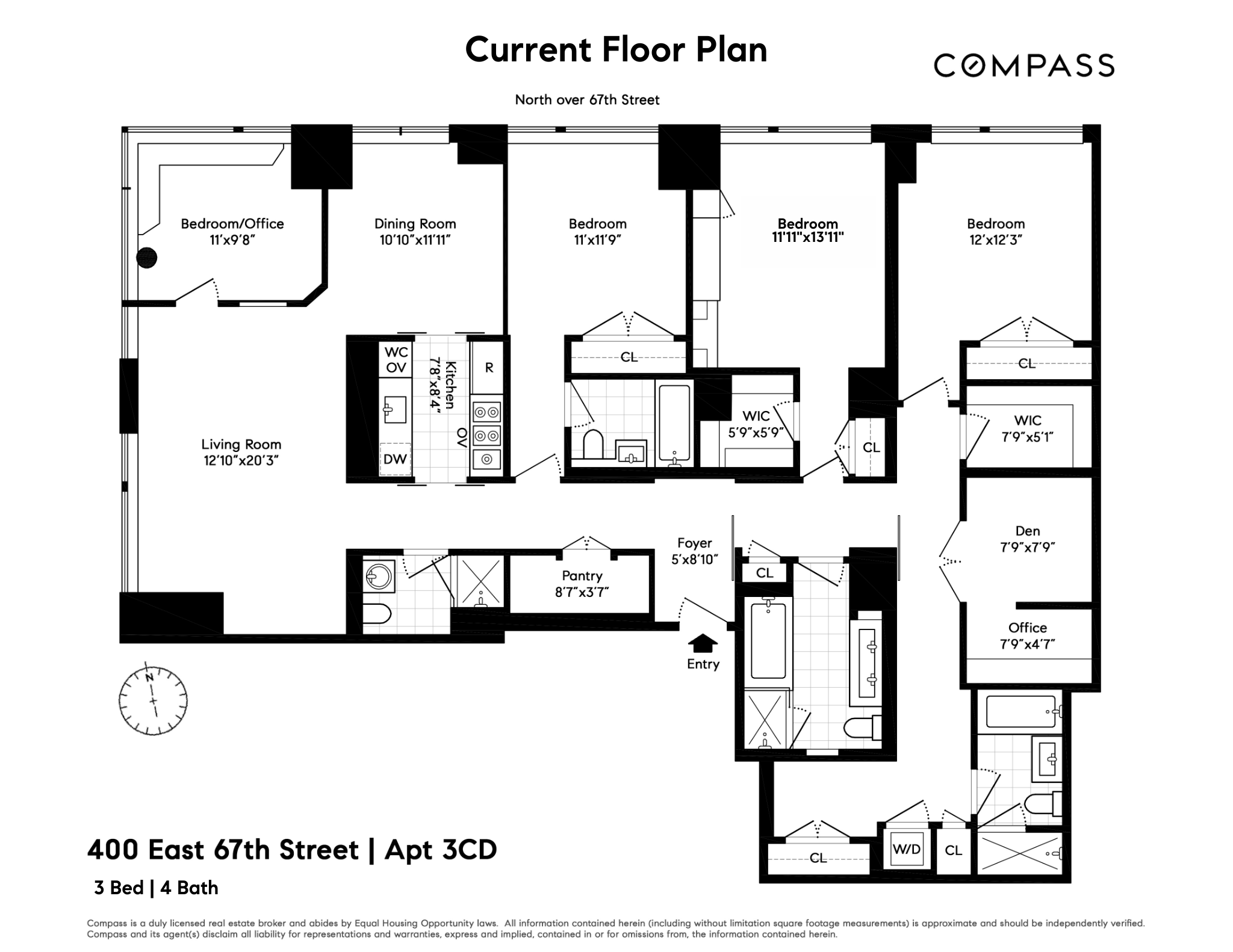 400 East 67th Street, Unit 3CD Manhattan, NY 10065 - Photo 26 of 28 a black and white photo of a book and a white bed
