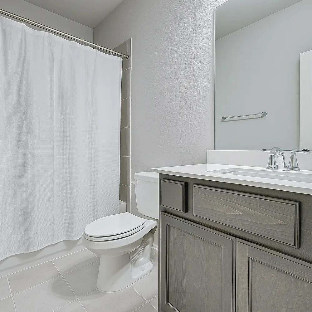 a view of a yard with a house